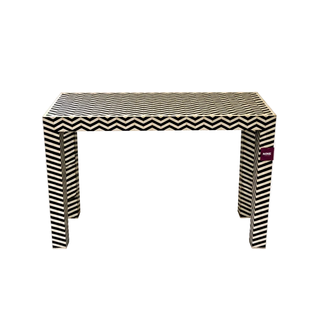 Wandtafel Bone Inlay ZigZag