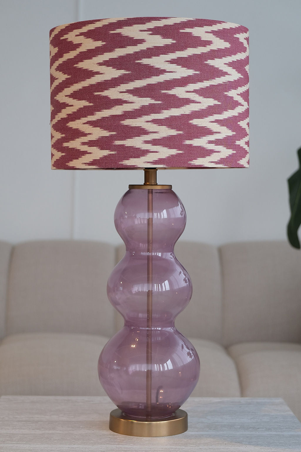 Lamp voet Mauve