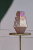 Windlicht roze set van twee