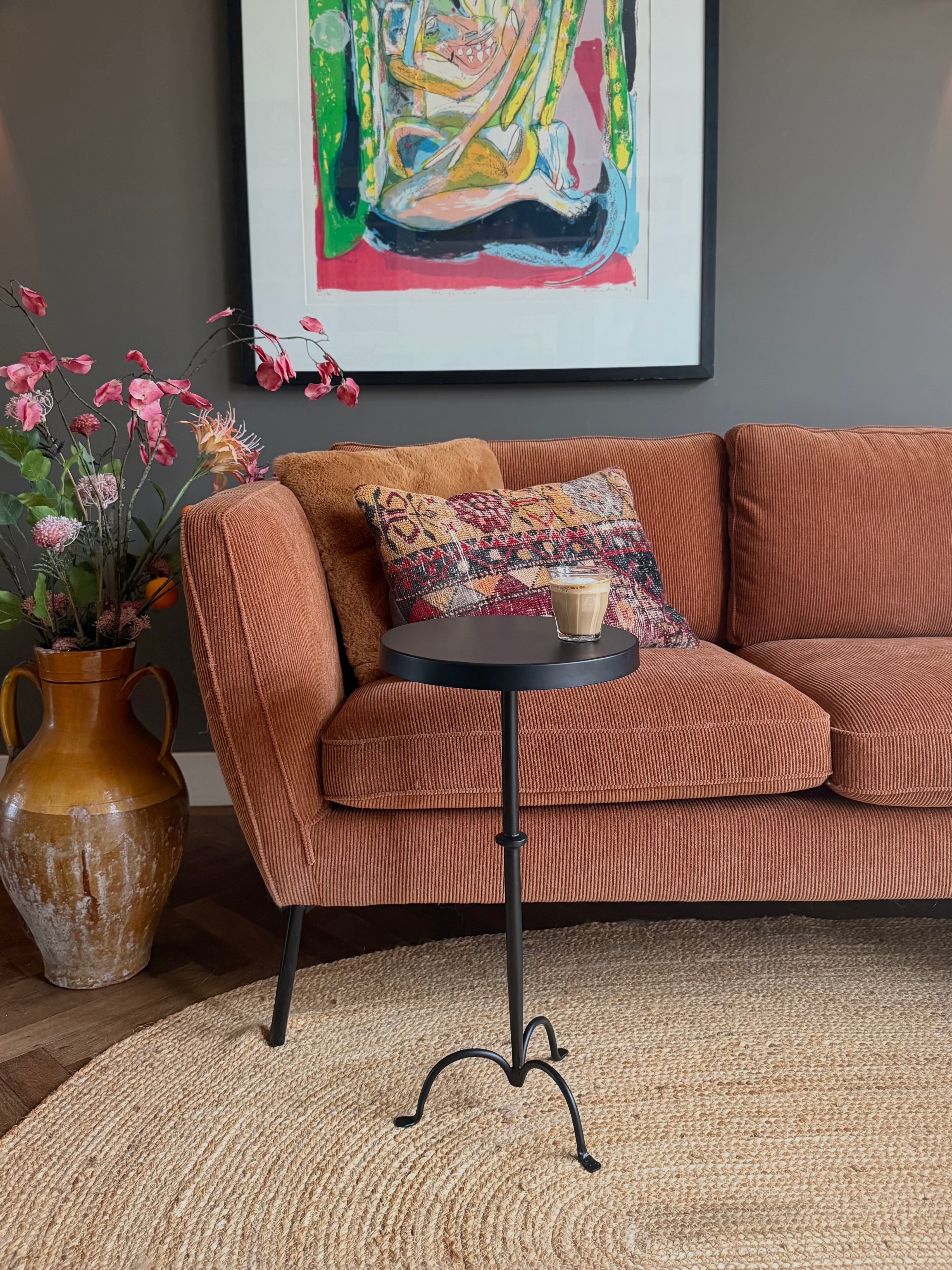 Bijzettafel classic zwart