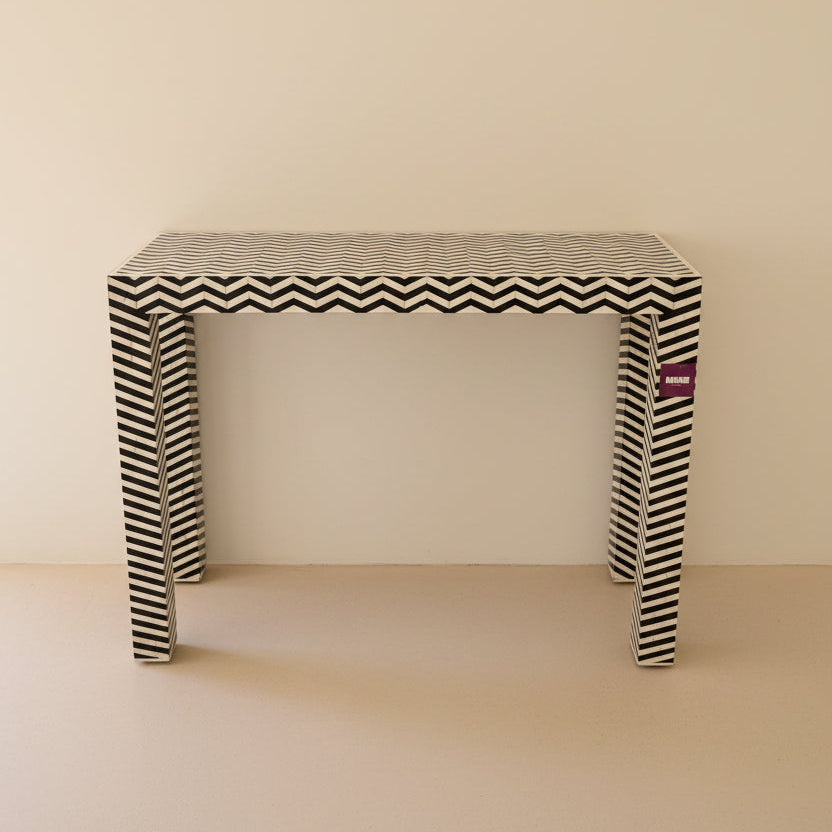 Wandtafel Bone Inlay ZigZag